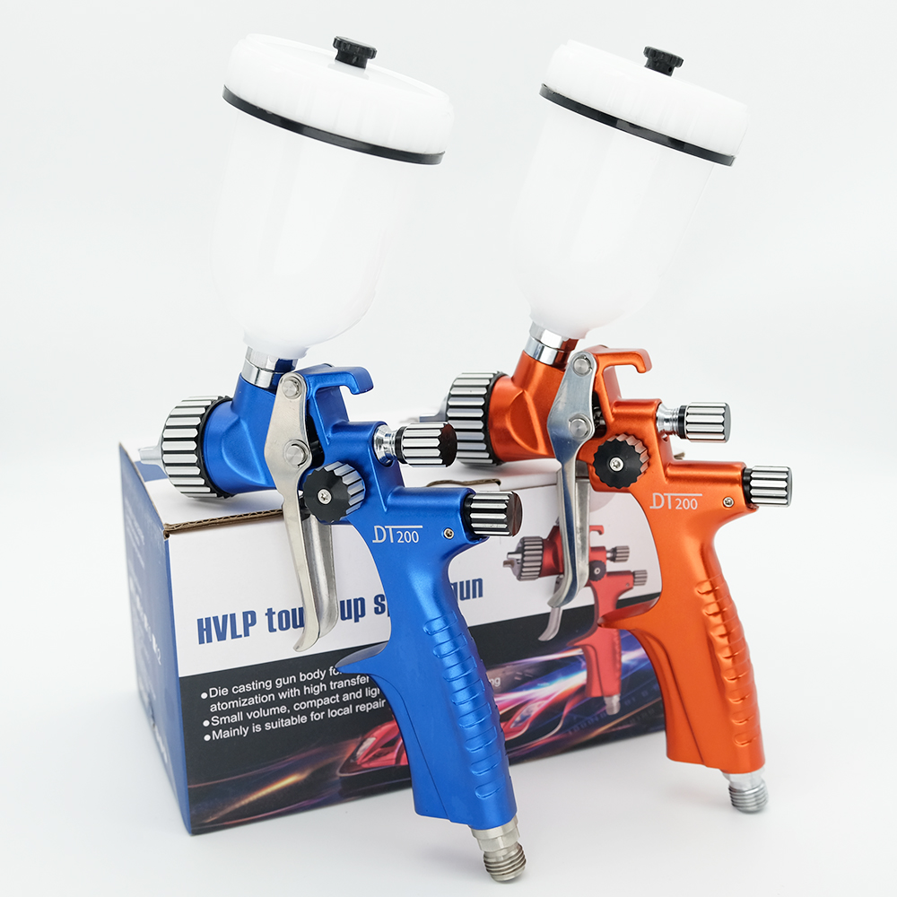Airbrush Kit With Mini Compressor - ใหม่0.5มม./0.8มม./1.0มม.Professional HVLP สีมินิสเปรย์ปืน Airbrush สำหรับจิตรกรรมรถนิวเมติกเครื่องมือ Sprayer