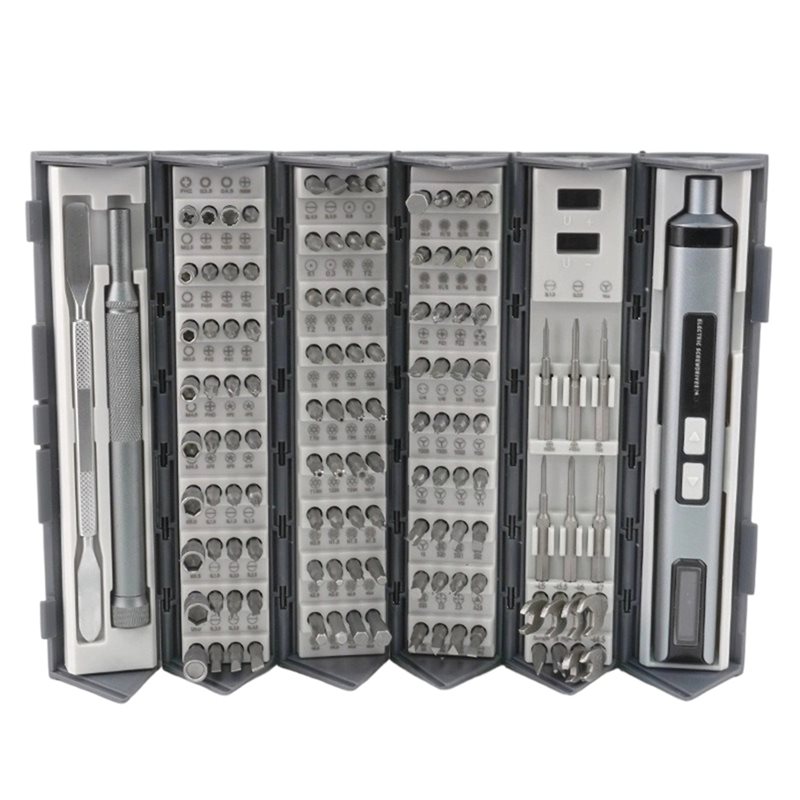 Electric Screwdriver Rechargeable Usb - AB66-126-In-1 ชุดไขควงไฟฟ้าแบบชาร์จไฟได้ - ชุดเครื่องมือซ่อมขนาดเล็กสำหรับการบำรุงรักษาอุปกรณ์อิเล็กทรอนิกส์ต่างๆ