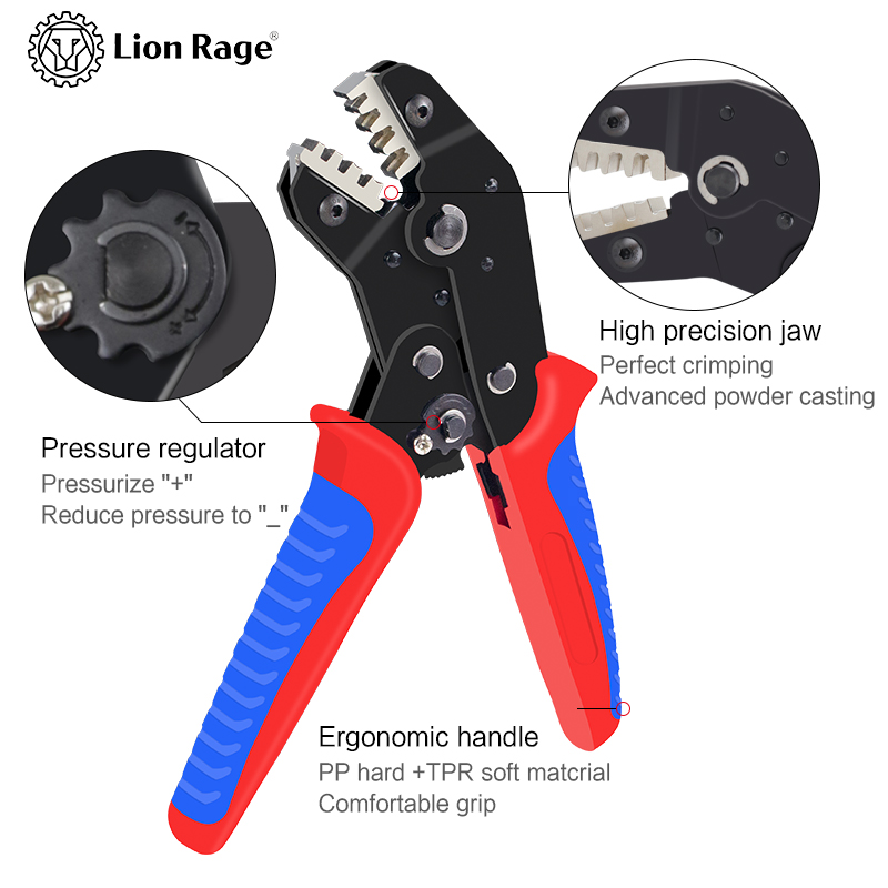 ชุดคีมย้ำสายไฟแบบมีกลไกเฟือง S - Automatic Wire Stripper Cutter บทวิจารณ์และราคา