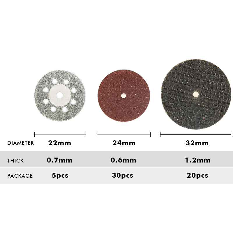 60 ชิ้น/ล็อตบดล้อใบเลื่อยวงเดื - Cordless Rotary Tool Kit Accessories บทวิจารณ์และราคา