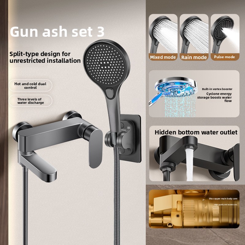 ชุดก๊อกน้ำฝักบัวทองแดงทั้งหมด  - Plumbing บทวิจารณ์และราคา