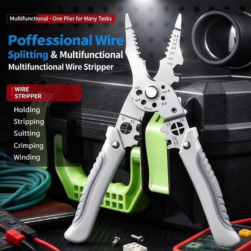 คีมปอกสายไฟอุตสาหกรรมสำหรับงาน - Automatic Wire Stripper Cutter บทวิจารณ์และราคา