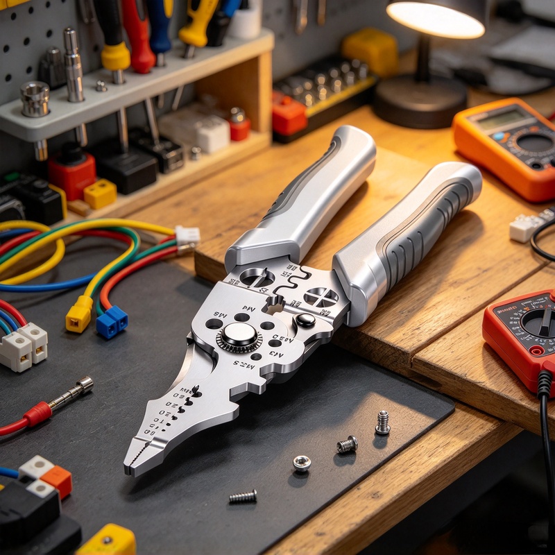 คีมปอกสายไฟอุตสาหกรรมสำหรับงาน - Automatic Wire Stripper Cutter บทวิจารณ์และราคา