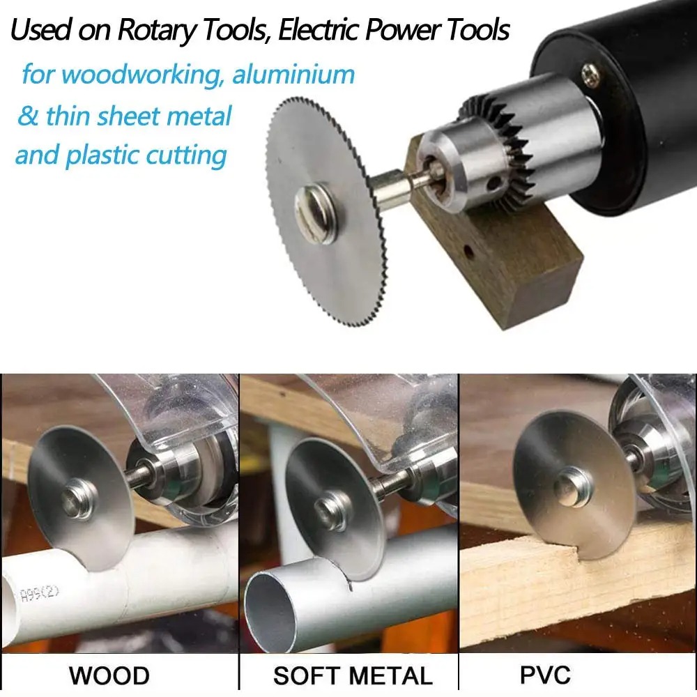 6 ชิ้น HSS ใบเลื่อยวงเดือนโรตา - Cordless Rotary Tool Kit Accessories บทวิจารณ์และราคา