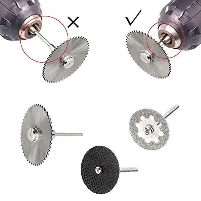 6 ชิ้น HSS ใบเลื่อยวงเดือนโรตา - Cordless Rotary Tool Kit Accessories บทวิจารณ์และราคา