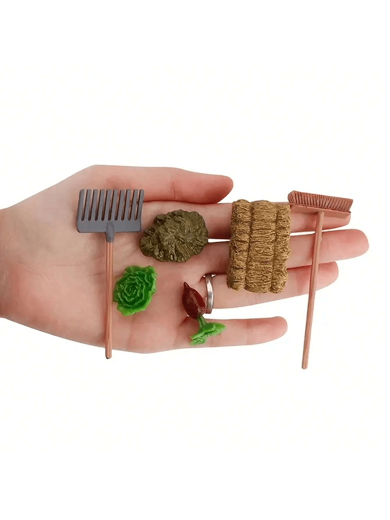 เครื่องมือทำสวนจิ๋วสำหรับบ้านต - Garden Tools บทวิจารณ์และราคา