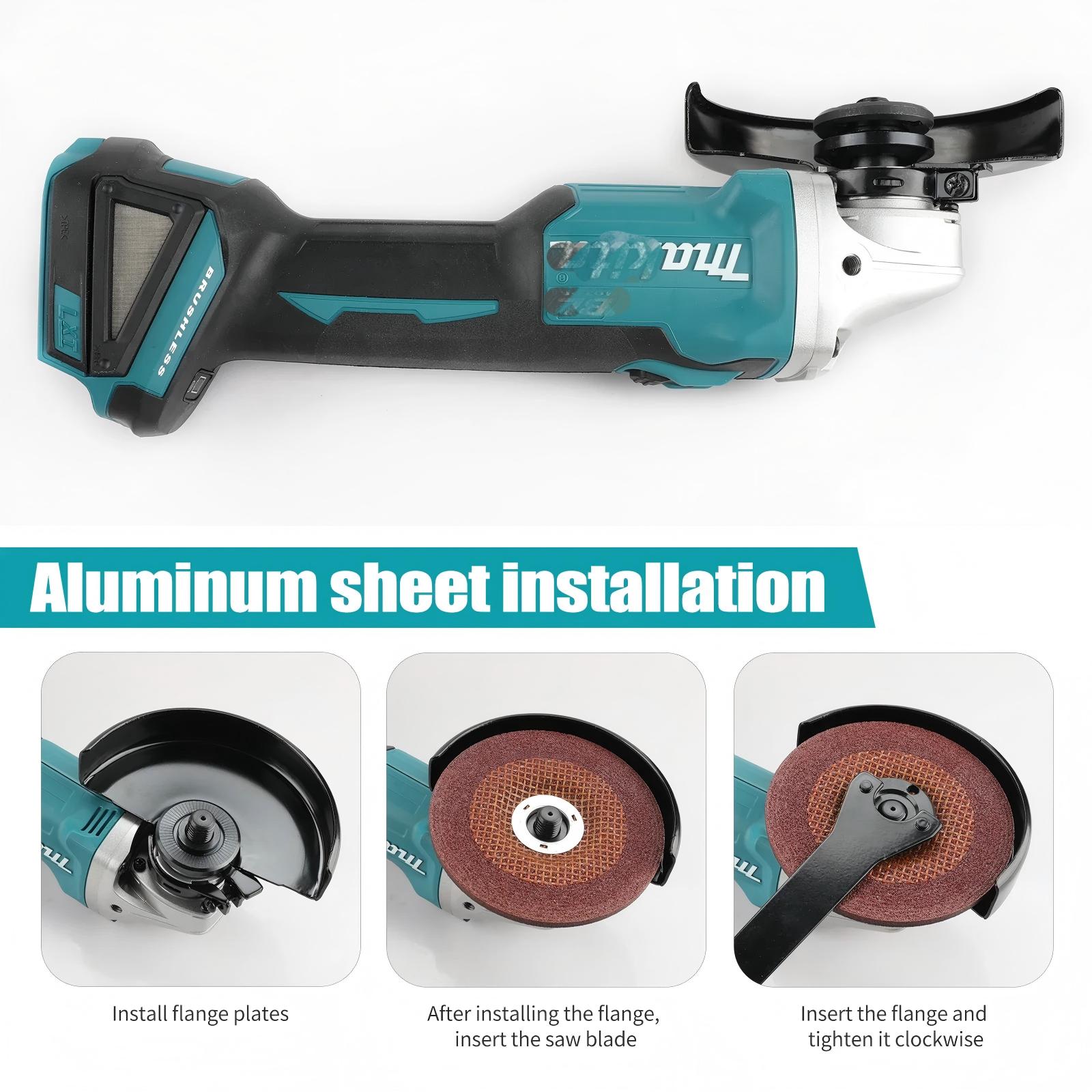 เครื่องเจียรไฟฟ้า Makita DGA40 - Brushless Angle Grinder Battery Powered บทวิจารณ์และราคา