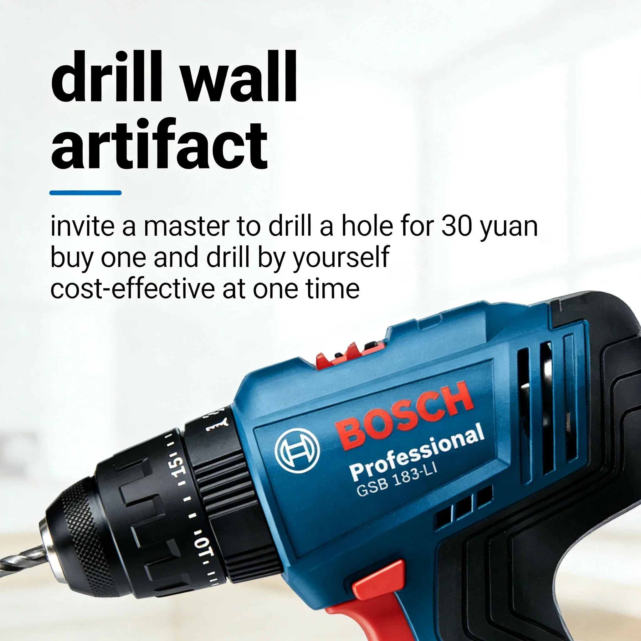 สว่านกระแทกไร้สาย Bosch GSB183 - Brushless Cordless Electric Drill 18V บทวิจารณ์และราคา