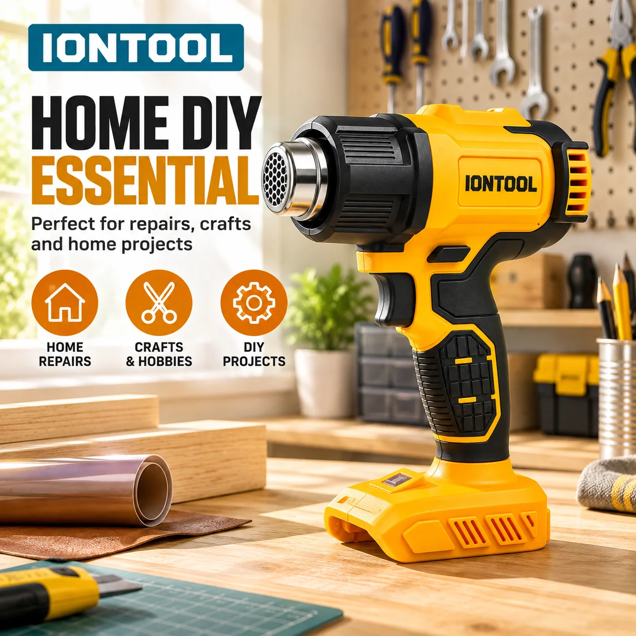 ไอออนทูล ปืนลมร้อนไร้สาย สีเหล - Cordless Heat Gun For Shrink Tubing บทวิจารณ์และราคา