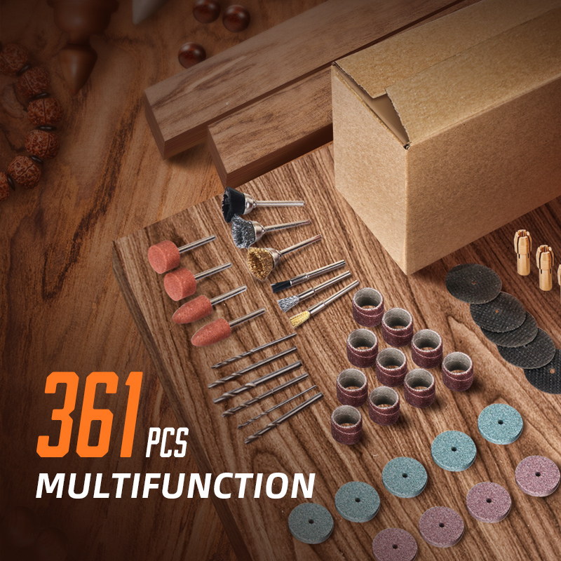 361 ชิ้น/ล็อตเครื่องมือ Dremel - Cordless Rotary Tool Kit Accessories บทวิจารณ์และราคา