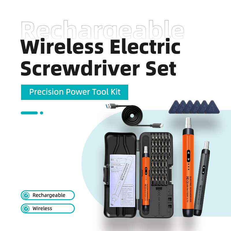 ชุดไขควงไฟฟ้า CRV ชุดเครื่องมื - Electric Screwdriver Rechargeable Usb บทวิจารณ์และราคา