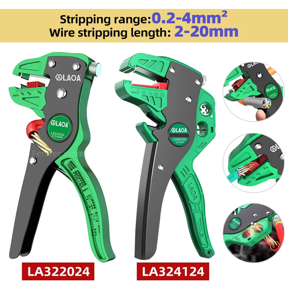LAOA เครื่องมือปอกสายไฟ คีมตัด - Automatic Wire Stripper Cutter บทวิจารณ์และราคา