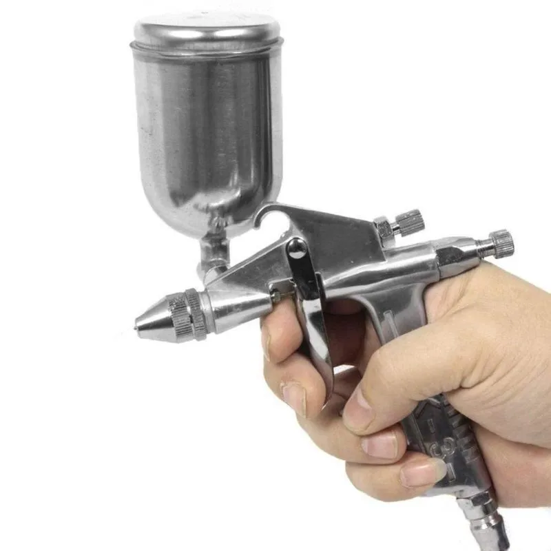ปืนพ่นสีขนาดเล็ก 150 มล. ปืนพ่ - Airbrush Kit With Mini Compressor บทวิจารณ์และราคา