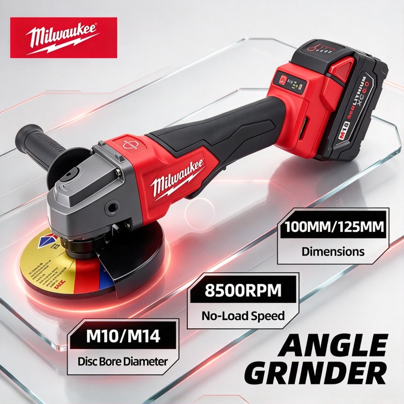 เครื่องเจียรไฟฟ้ามิลวอกี 125 ม - Brushless Angle Grinder Battery Powered บทวิจารณ์และราคา