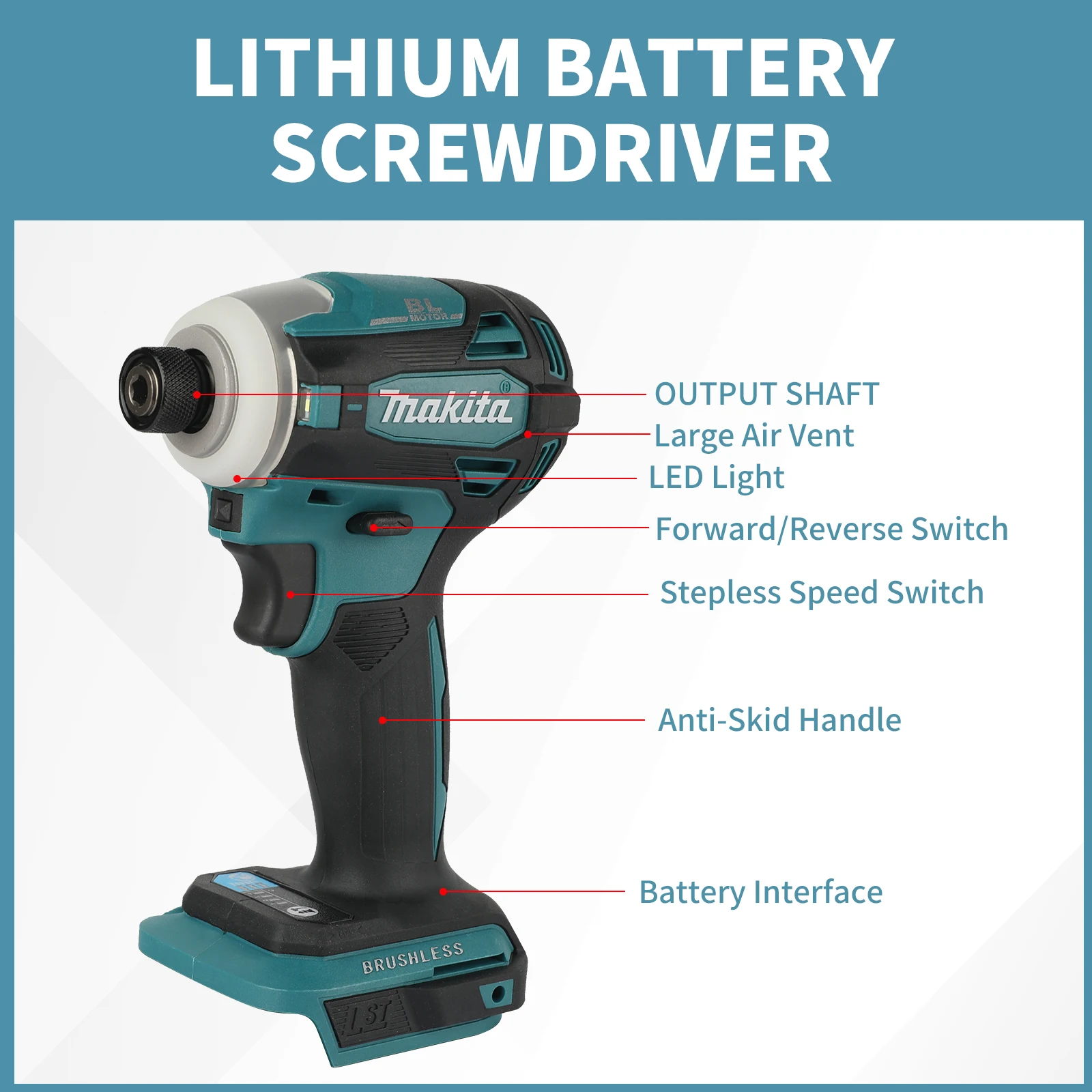 สว่านกระแทกไฟฟ้าแบบไร้แปรงถ่าน - Brushless Cordless Electric Drill 18V บทวิจารณ์และราคา